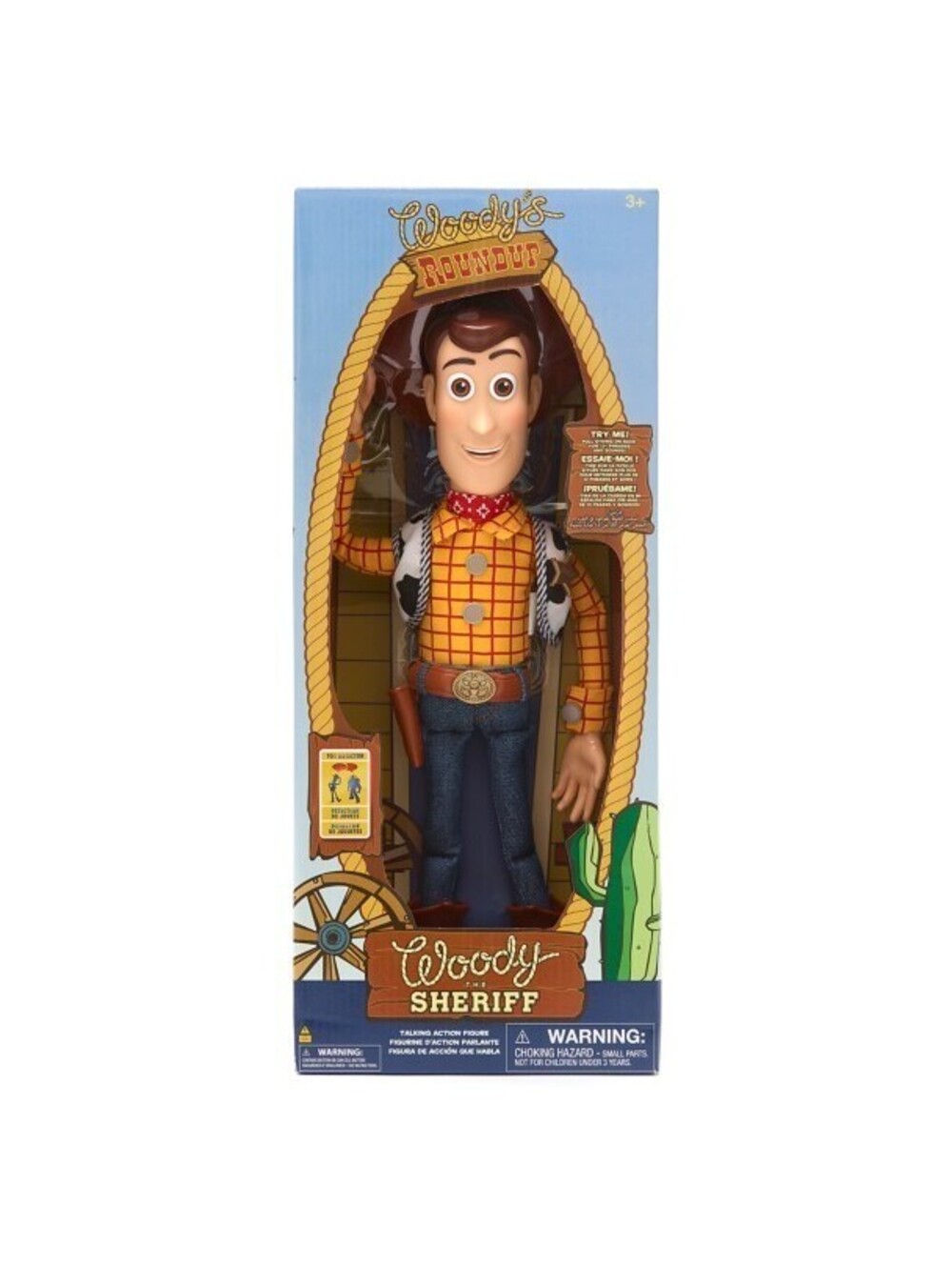 Disney Pixar Toy Story Woody's Roundup Sheriff Woody Talking Action Figure